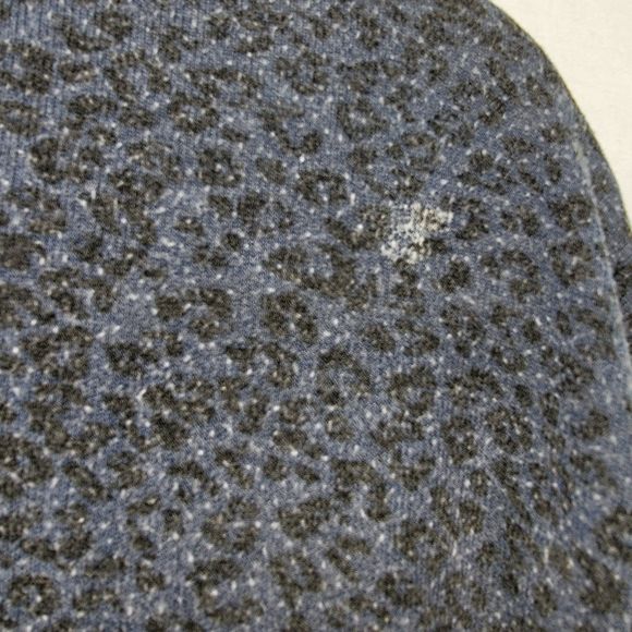 2 Piece Splendid Blue Gray Leopard Long Sleeve Pajama Set Super Comfy M - Picture 5 of 12